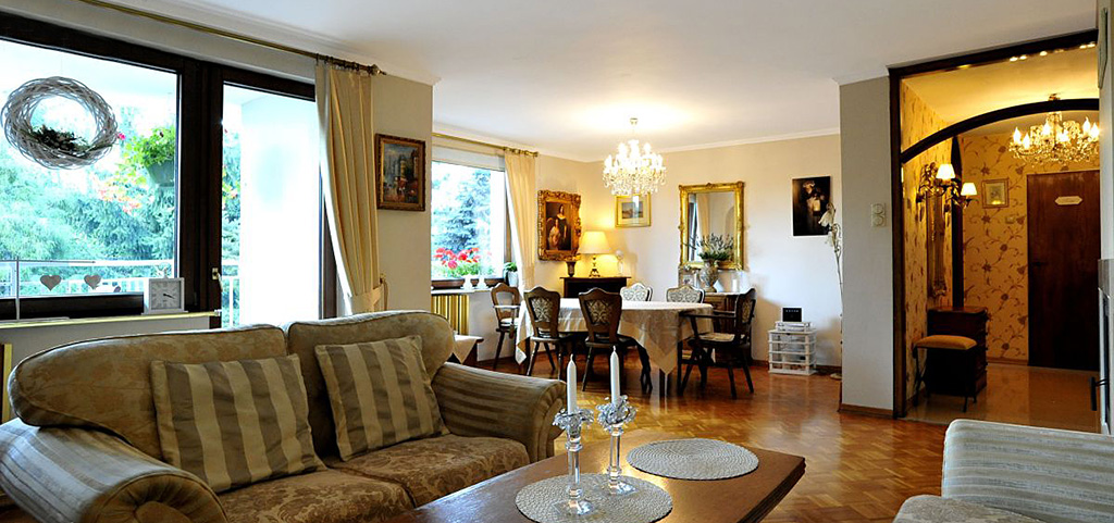na zdjęciu wnętrze luksusowego apartamentu do sprzedaży w Sosnowcu