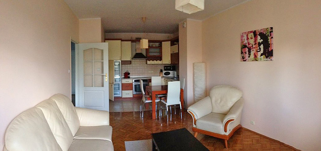 zdjęcie przedstawia luksusowe wnętrze apartamentu do wynajęcia w Toruniu