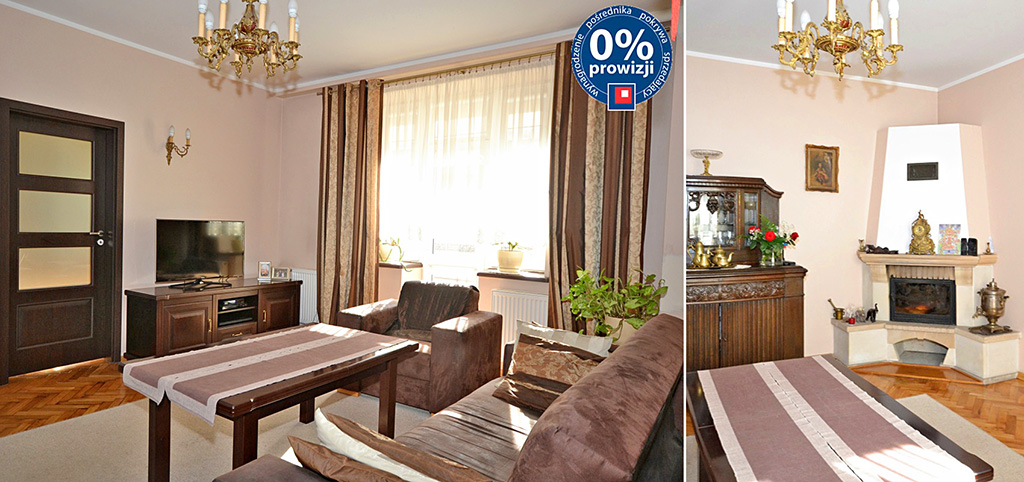 zdjęcie przedstawia salon w apartamencie do sprzedaży w Radomiu
